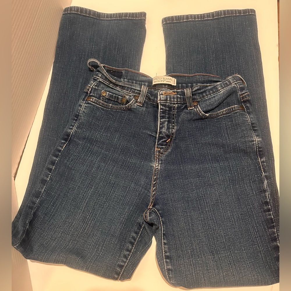 Levis 512 Perfectly Slimming Boot Cut Jeans Womens Size 26 x 27” Y2K Casual